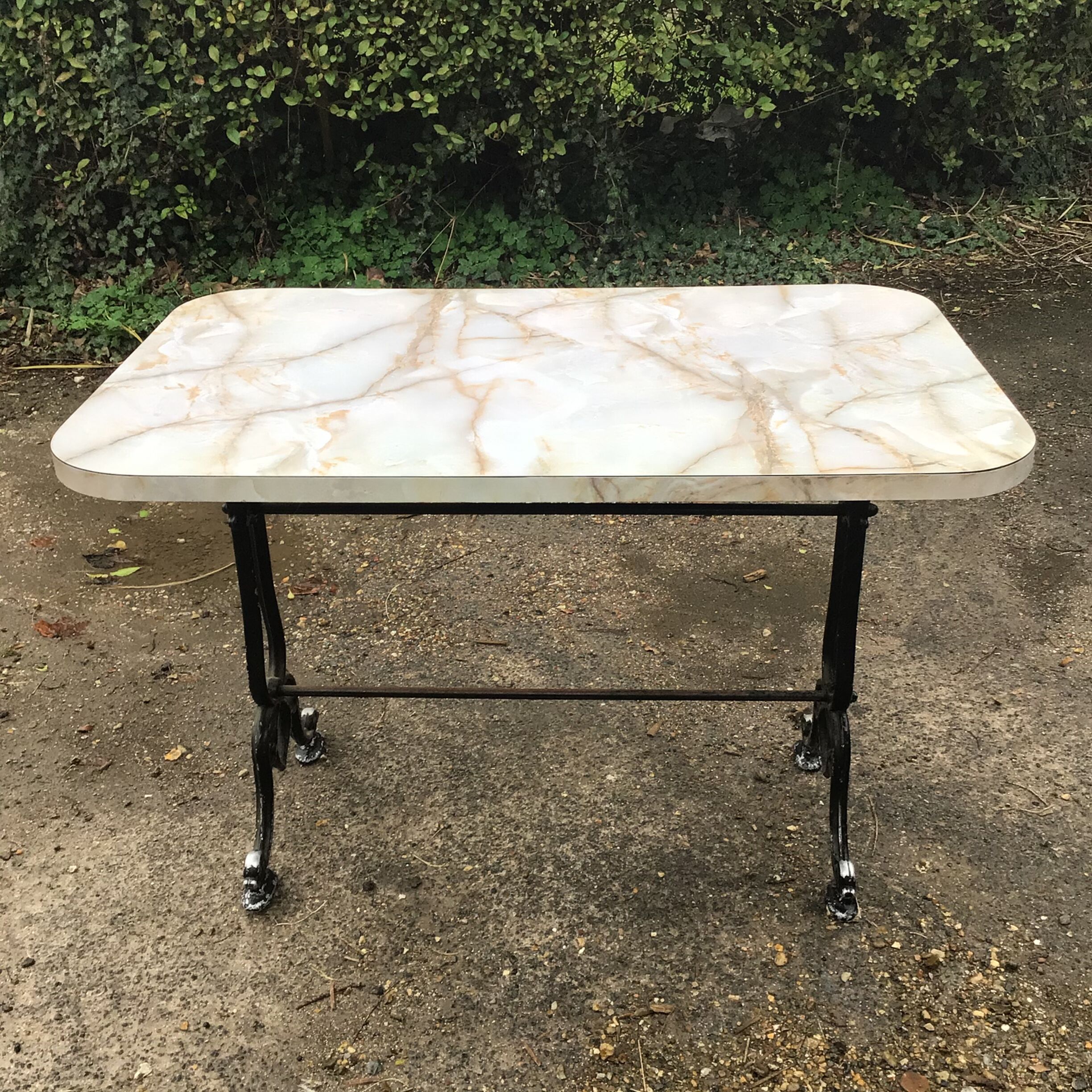 Rectangular bistro table