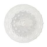 Vintage 60s-70s moulded glass ceiling light