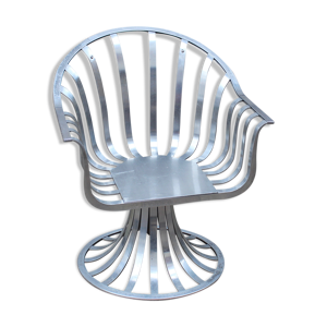fauteuil aluminium 1970