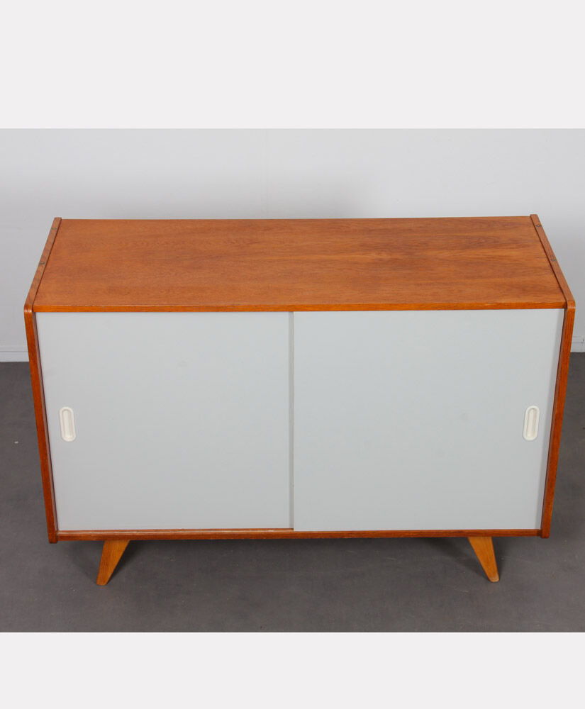 Vintage oak chest of drawers by Jiri Jiroutek, model U-452, 1960