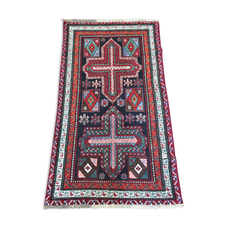 Hand-knotted Caucasian carpet - 140 x 82 cm