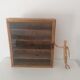 Old pharmacy showcase in wood and glass, 4 tablets 50