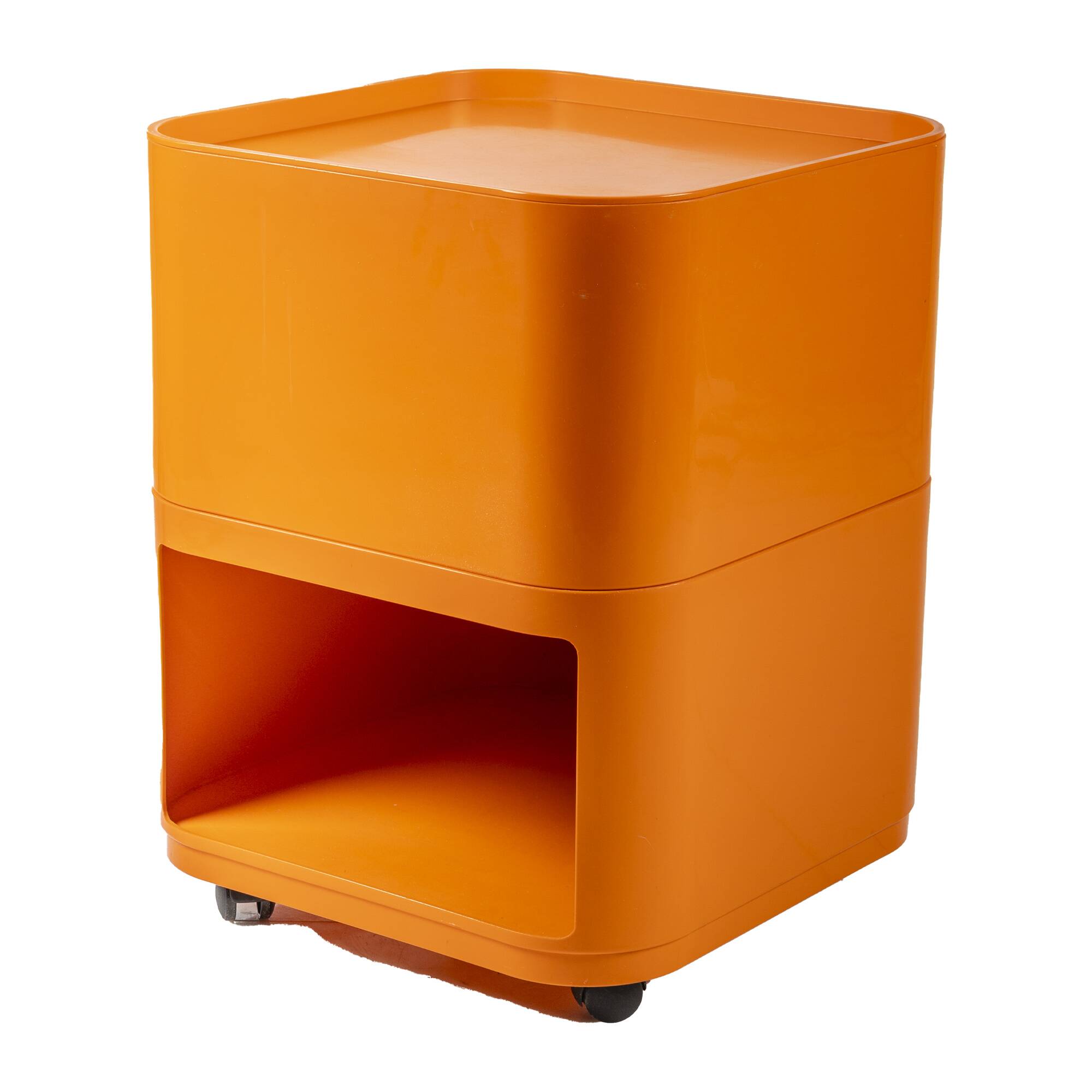 Orange Componibilli by Anna Castelli Ferrieri for Kartell