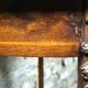 Louis XVI style side table in rosewood veneer decorated bronze