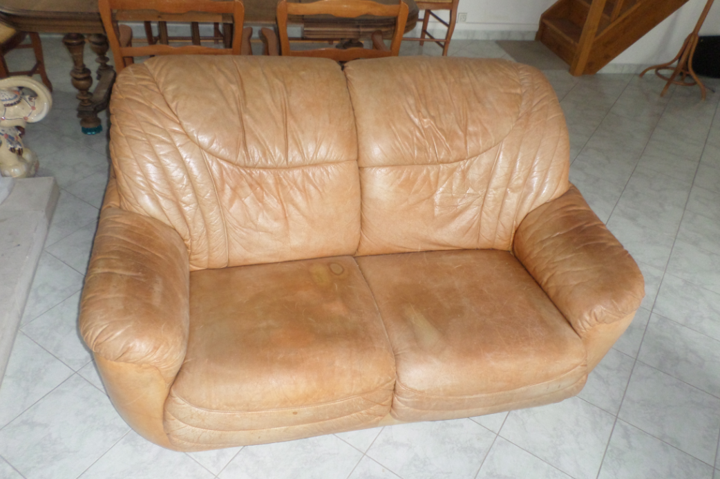 Wild leather sofa