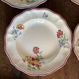 Longchamp service Pompadour hollow plate in earthenware