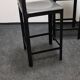 A set of four Italian leather bar stools by Matteo Grassi