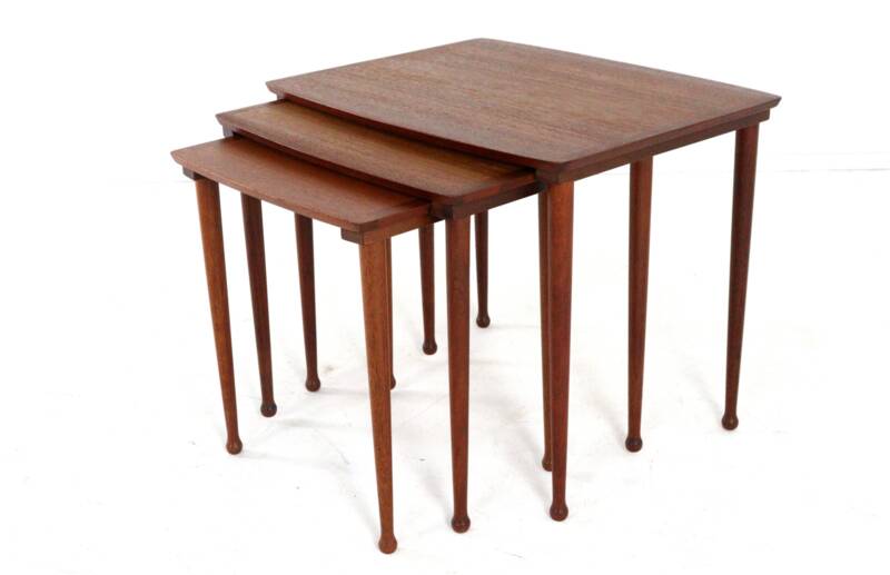 Jørgen Aakjær Jørgensen for Møbelintarsia nesting tables - danish design