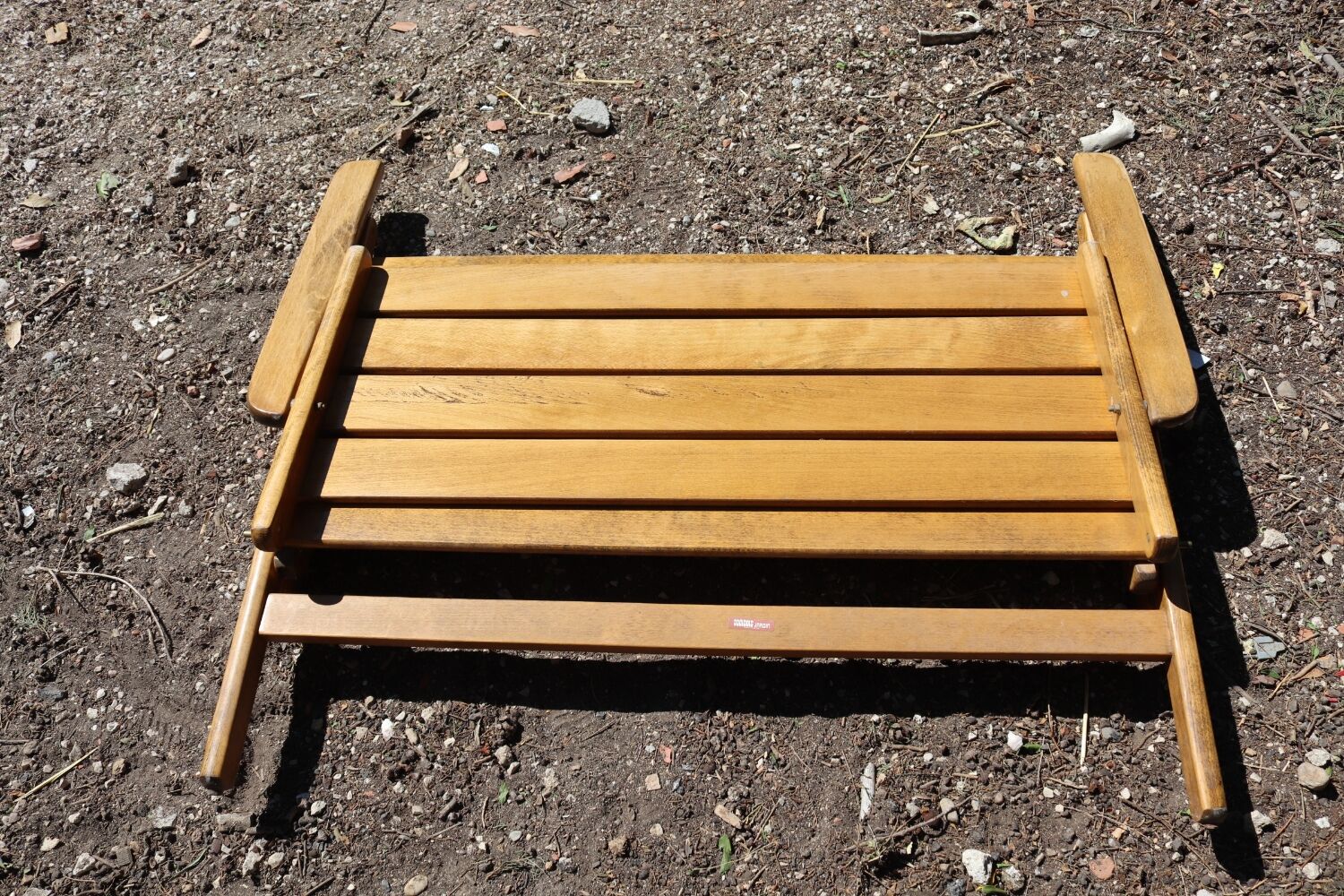 Folding bench sodibois 70s