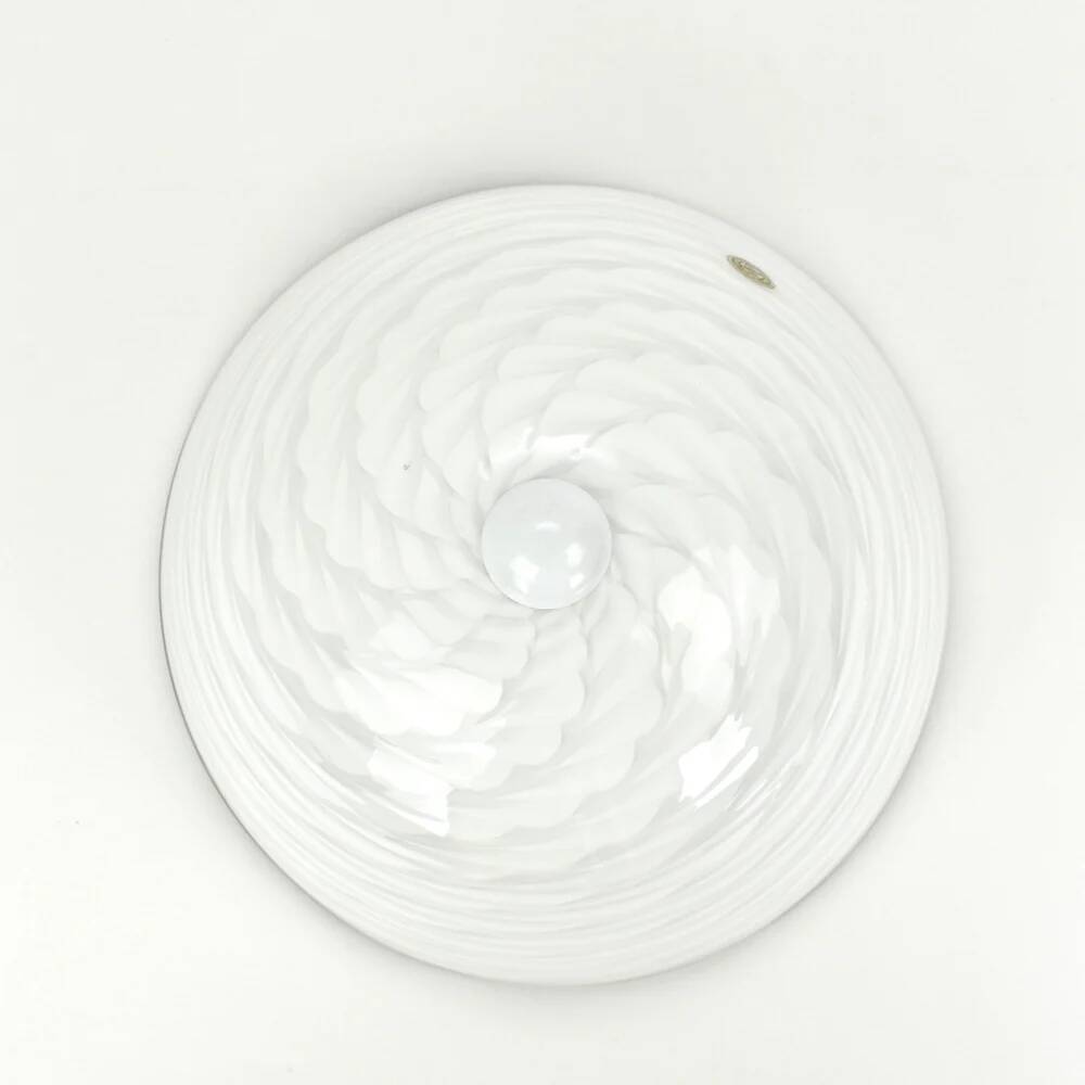Vintage Artigianato Muranese Murano Flush Mount Ceiling Light