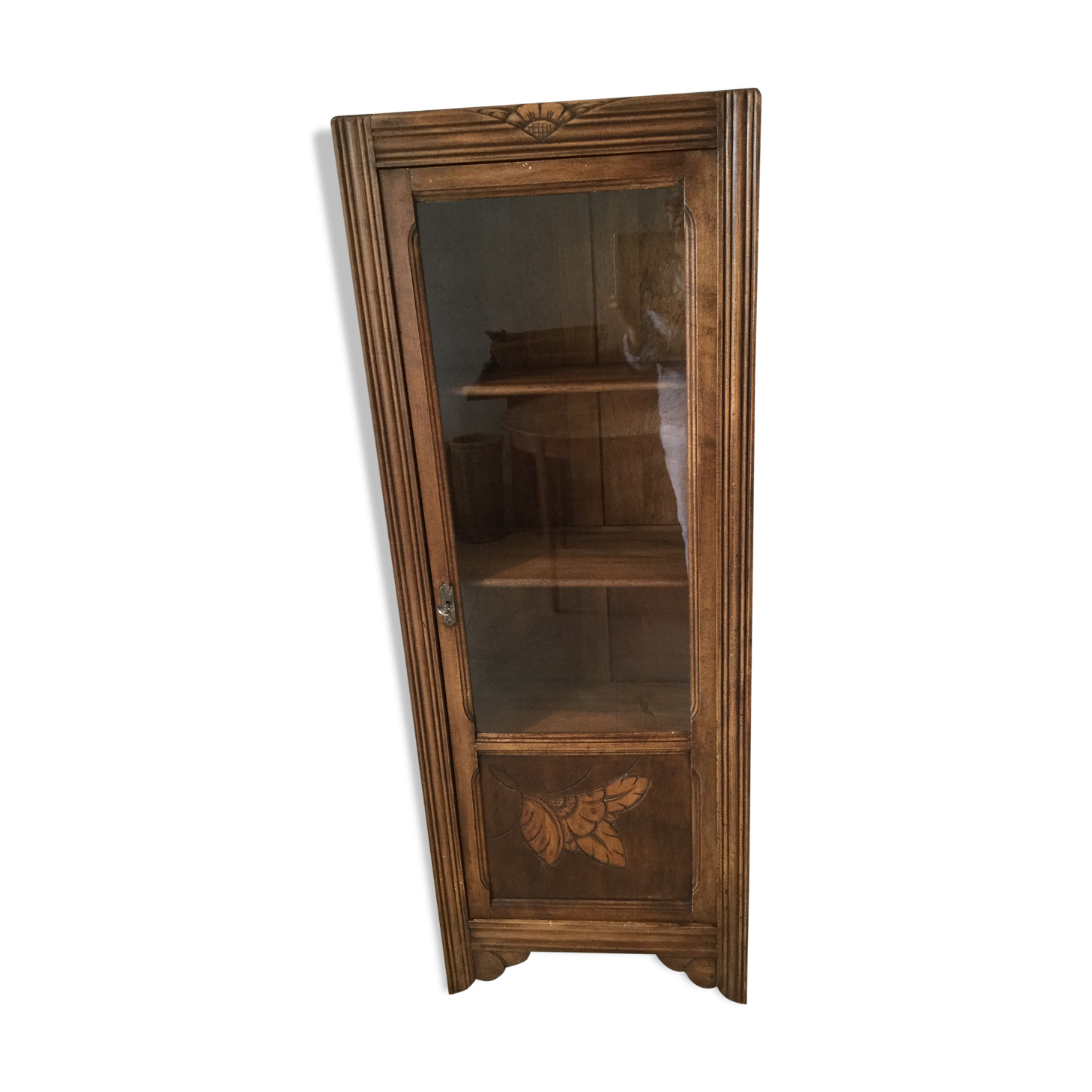 Armoire parisienne vitrée une porte