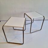 Paire de tables d'point Bauhaus B9 par Marcel Breuer pour Tecta