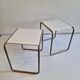 Pair of Bauhaus B9 side tables by Marcel Breuer for Tecta.