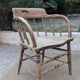 Pair of English captain's armchairs