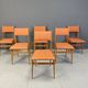 Mid century Italian dining chairs, 1950s