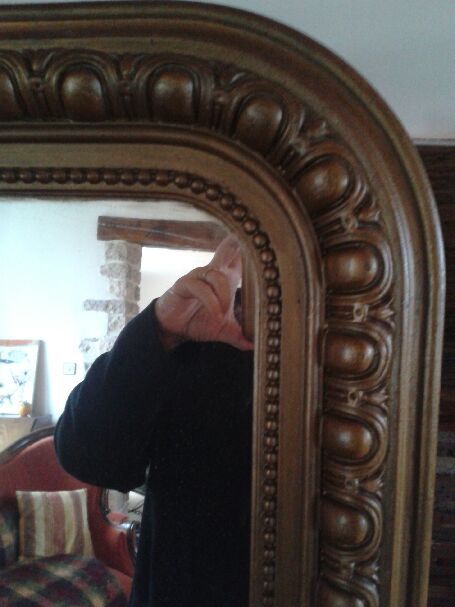 Grand miroir style Louis Philippe