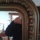 Grand miroir style Louis Philippe