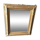 Golden antique mirror