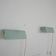 A pair of mid-century wall lights.   Sweden, c1960s