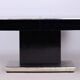 Large Art Deco Chrome and Black Glass Extendable Dining Table, 1930s
