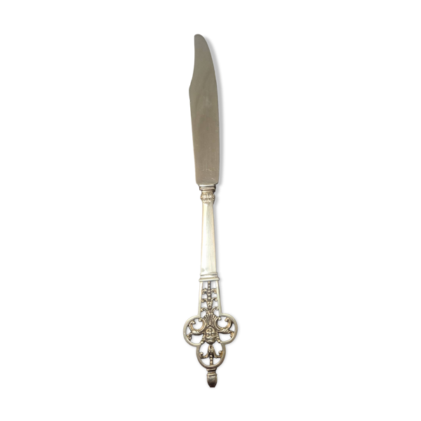 Couteau argent massif Christofle