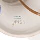 Bergbom's glazed ceramic table lamp gold model B-25 Sweden 960