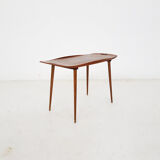 Teak side table with handles by Jens Quistgaard