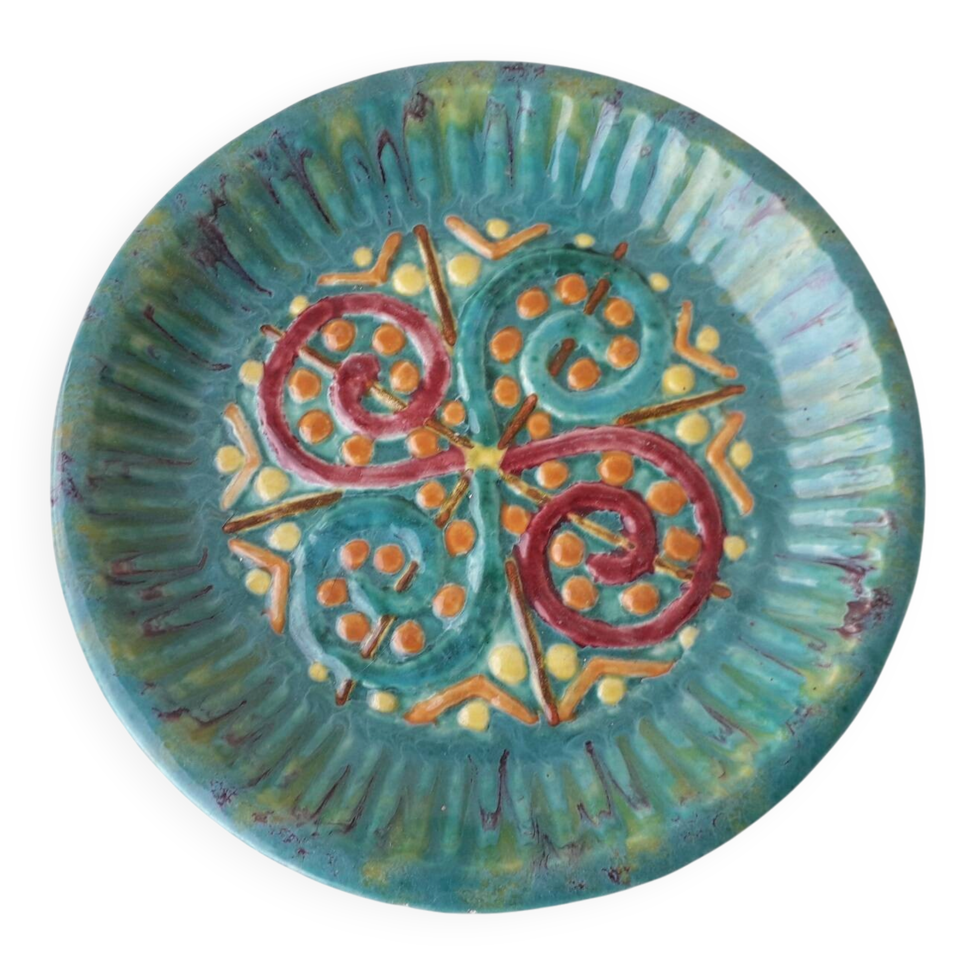 Quimper slipware plate