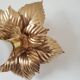 Masca style wall lamp in gilded metal