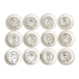 Esso Advertising Dessert Plates