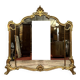 Miroir style Louis XV en bois vers 1950 112x110cm