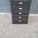 dresser rag five drawers patina black