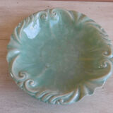 Celadon color serving dish - italian faience