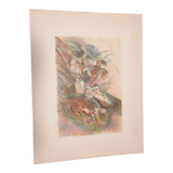 Lithograph signed Puybareau
