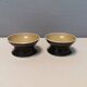 Candle holders produced by Danish B&G 1948-1952 and painted by Ida Bærenholt
