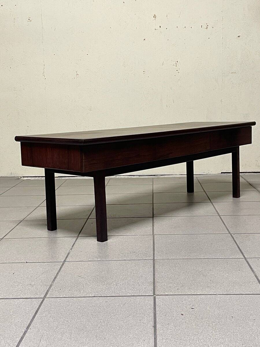Table with three integrated drawers, 1960s.