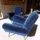 Paire de fauteuils rembourés Gigi Radice 1960