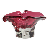 Vide-poche rouge canneberge - Josef Hospodka - années 1970