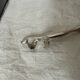 Silver dachshund knife holder