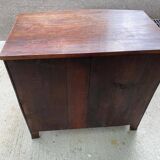 Commode anglaise en bois 19ème avec 4 tiroirs