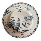 Gien porcelain plate