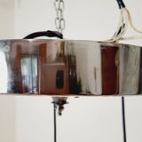 Cascade chandelier - vintage - steel and glass