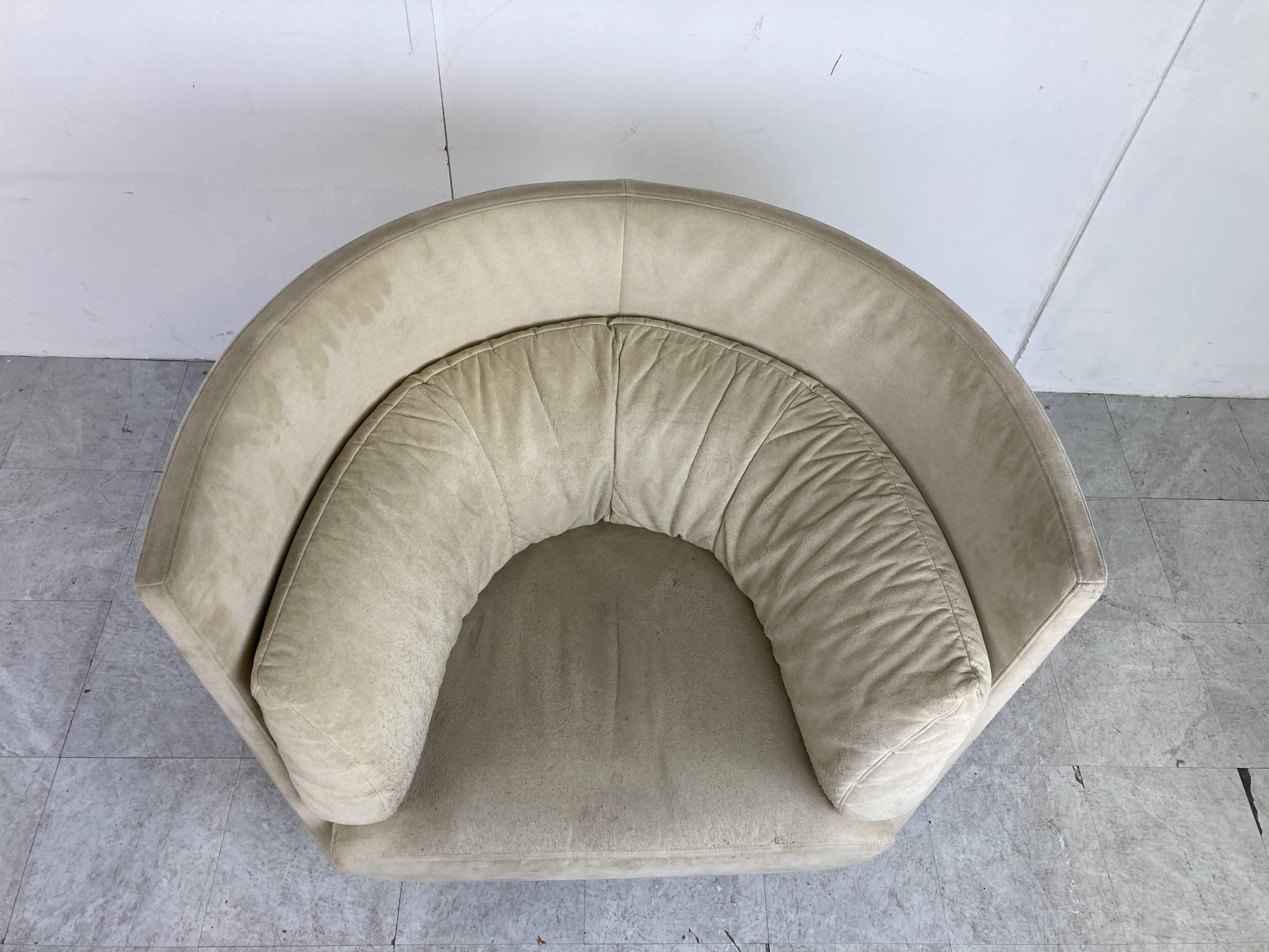 Vintage highback lounge chair by Ligne Roset, 1990s