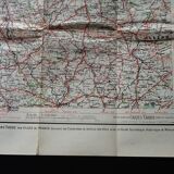 Taride Map (1935) N° 12 Touraine / Berry Echelle : 1250000