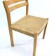Vintage dining chair model 401 - JL Mollers Mobelfabric Denmark Papercord