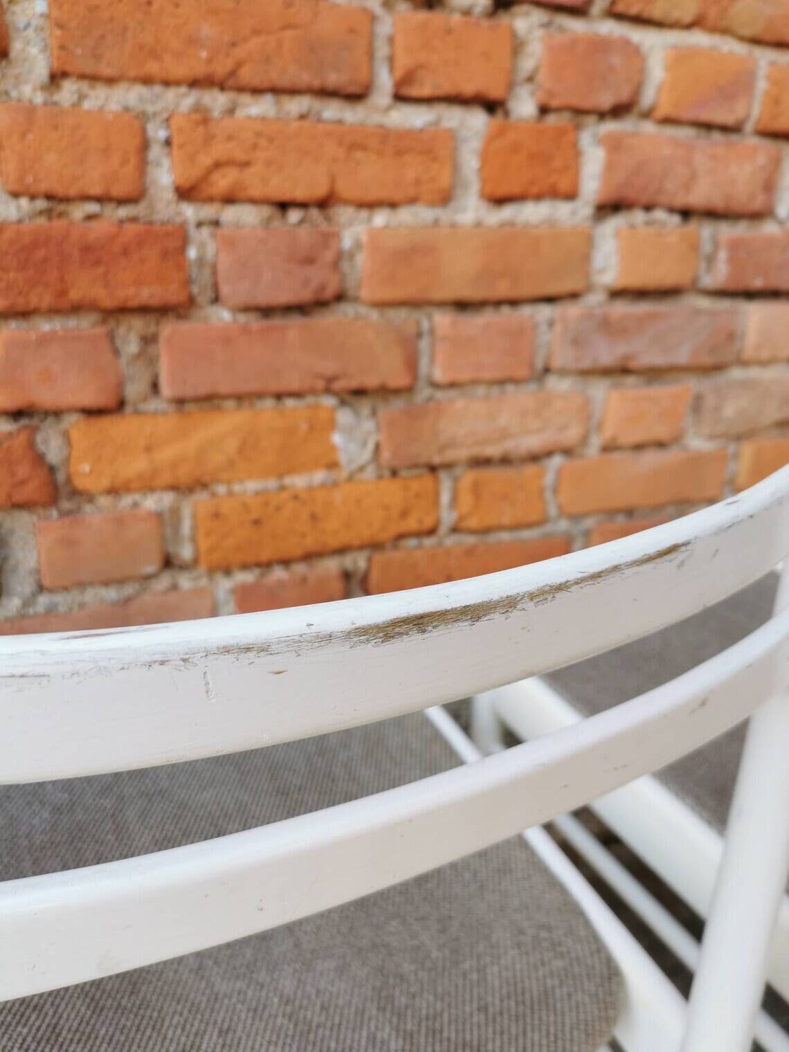 Ensemble de 3 chaises vintage stol kamnik en bois blanc : design scandinave des années 1970