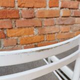 Ensemble de 3 chaises vintage stol kamnik en bois blanc : design scandinave des années 1970