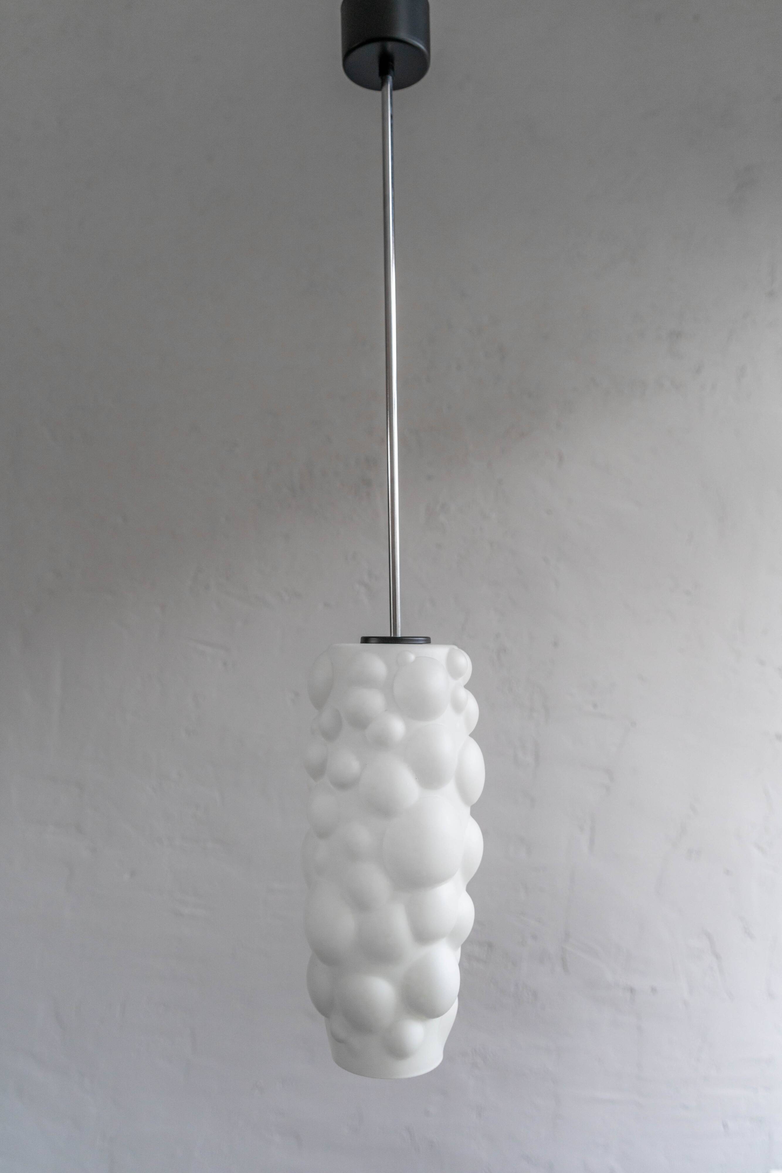 Bubbles Glass Pendant by Osvětlovací Sklo, 1970s