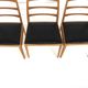 Set of 6 Scandinavian oak chairs "Reno", Bodafors, Sweden, 1960
