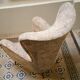 Paolo Buffa Wing chair design flesh organic Italian